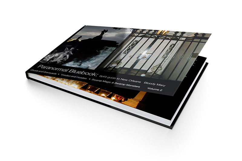 Book- Paranormal Bluebook ( ebook) ghost photos + voodoo and ghost stories